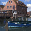Painting of Slipper Sailing Club. Emsworth
