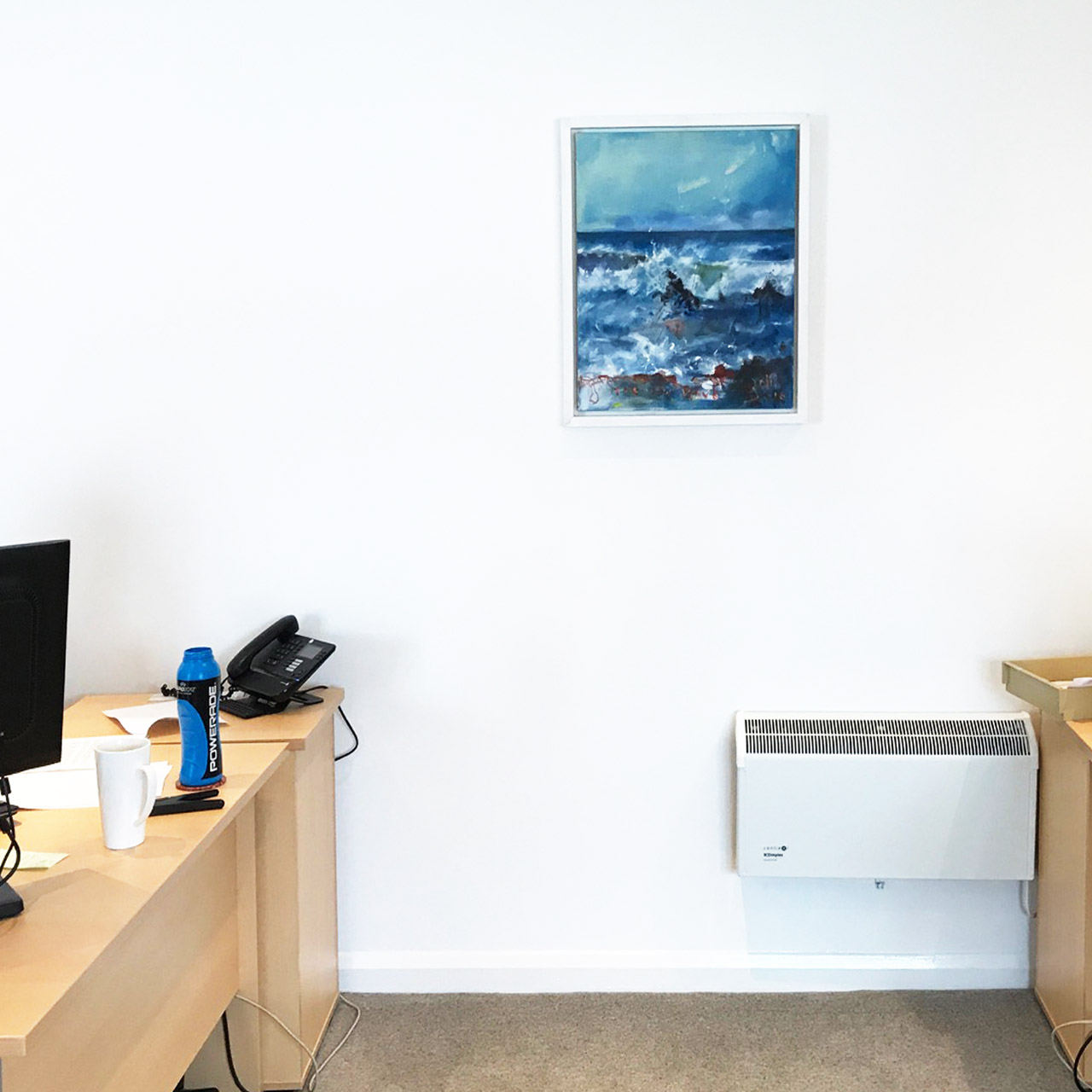 Watercolour Paintings by Nic Cowper, art for workspaces